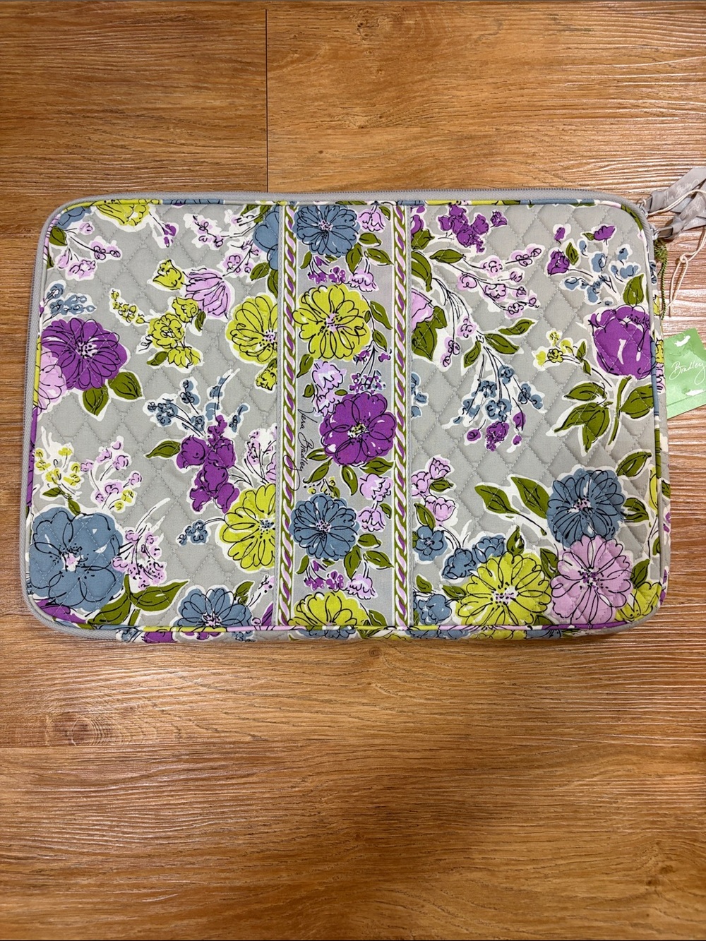 Vera Bradley Floral Quilted Laptop Bag - Watercolor “17” x 12.25”